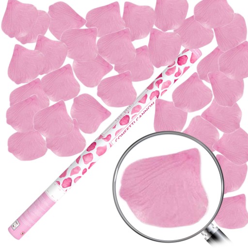 Tuby strzelające KONFETTI tuba 80 cm ROSE róż