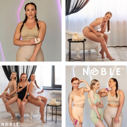 Антицеллюлитные массажные щетки от растяжек Tampico Medium Delicate Noble
