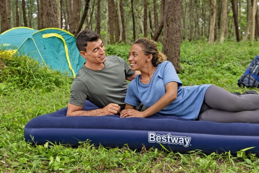 ДВОЙНОЙ НАДУВНОЙ МАТРАС, ВЕЛОР BESTWAY 67002 191x137x22 см