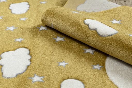 DYWAN DZIECIĘCY PETIT 180x270 KSIĘŻYC GOLD #GR4251