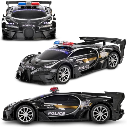 Гоночный автомобиль отдаленно управляемый полицейский RC