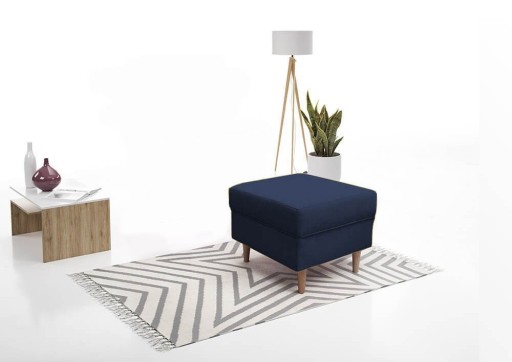 PODNÓŻEK LOFT fotel uszak skandynawski