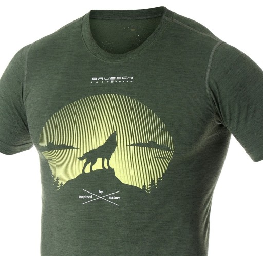 Koszulka męska Brubeck OUTDOOR WOOL PRO Merynos M