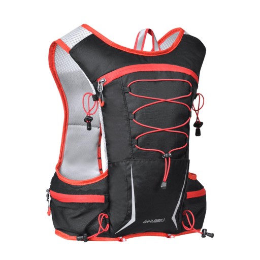 Plecak rowerowy Lekki plecak Dzienny regulowany Czerwony 16,5 x 14,5 x 36 cm