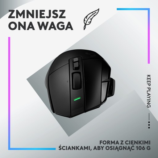 Мышь LOGITECH G502 X Plus, черная