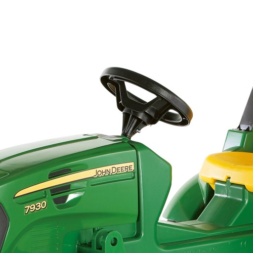 JOHN DEERE ПЕДАЛЬНЫЙ ТРАКТОР ROLLY TOYS БОЛЬШИЕ ТИХИЕ КОЛЕСА FARMTRAC