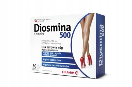 Colfarm Diosmina Complex 500 60 tabletek