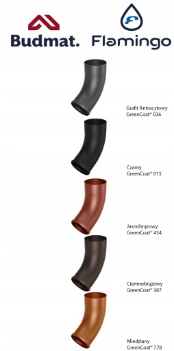 Излив 60° Ø 90 Flamingo Budmat