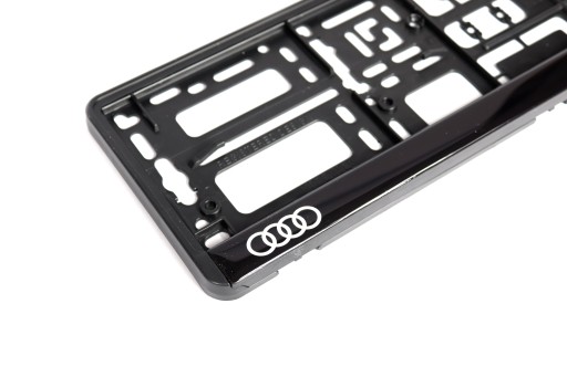РАМКА ЛОГОТИПА AUDI SLINE КРАСНАЯ S-LINE 3D ПРЕМИУМ КАЧЕСТВА