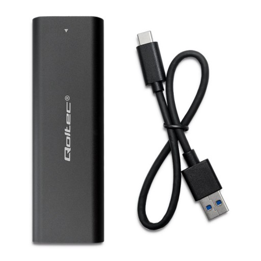 Отсек корпуса Qoltec для SSD-накопителей M.2 SATA NGFF USB типа C