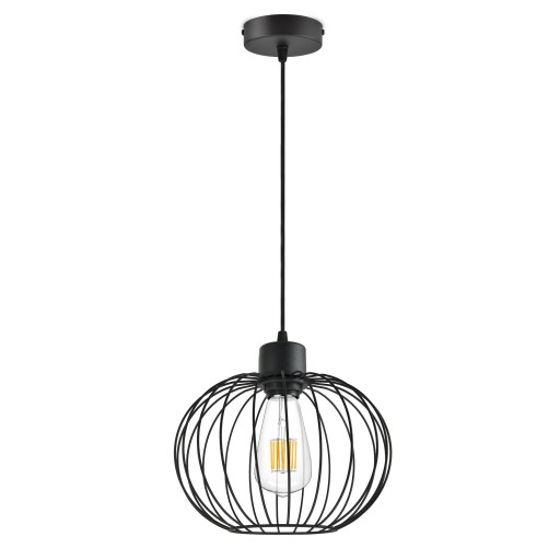 Подвесной светильник Люстра Black Wire Ball LED