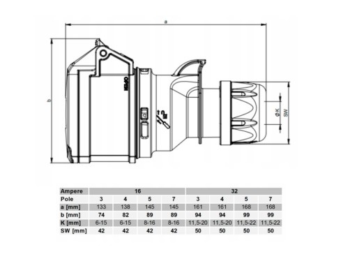 Удлинитель для кемпера CAMPING 2м PUR H07BQ-F 3x2,5