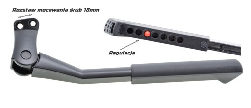 Nózka rowerowa Ursus R90 MOOI 24-29 18mm czarna