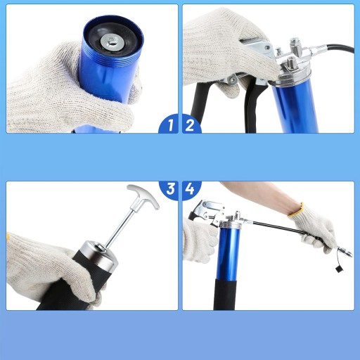РУЧНОЙ смазочный шприц МАСТЕРСКАЯ Смазочный шприц KALAMITKA TIPS 400 ML