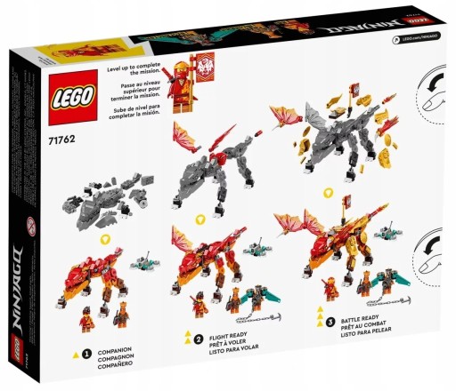 LEGO NINJAGO 71762 ОГНЕННЫЙ ДРАКОН КАЙЯ ЭВО