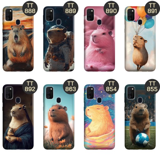 ETUI DO SAMSUNG GALAXY M21 WZORY KAPIBARA UROCZA ZWIERZAK OBUDOWA POKROWIEC