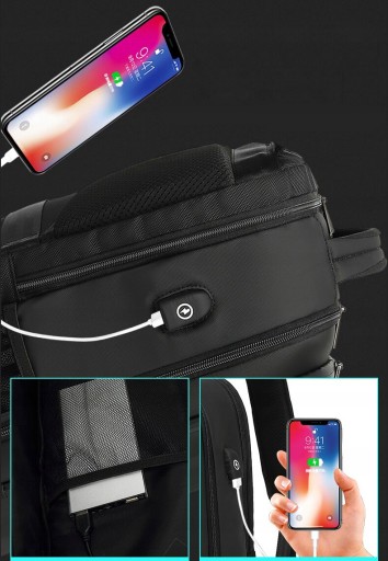 Рюкзак AoPin для ноутбука 15,6 дюйма с USB и RFID