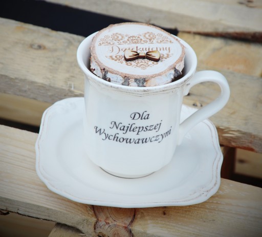 Prezent dla Wychowawczyni PORCELANA DUŻY ZESTAW