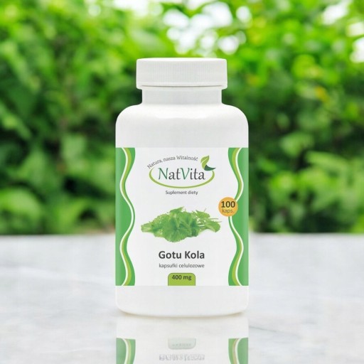 Gotu Kola kapsułki 400mg 100 kapsułek NatVita