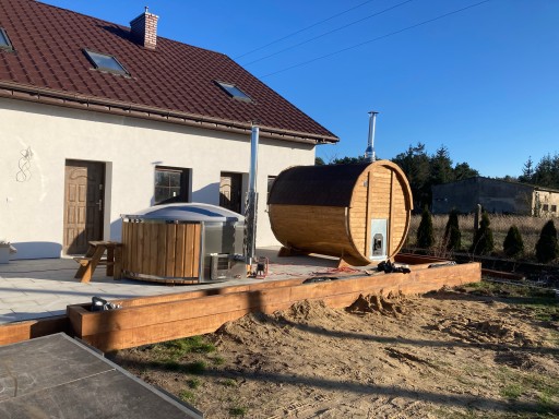 Balia ogrodowa 2,25m ruska bania jacuzzi basen