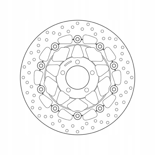 ТОРМОЗНОЙ ДИСК BREMBO 78B40841 KAWASAKI Z 1000 A 2003-2006