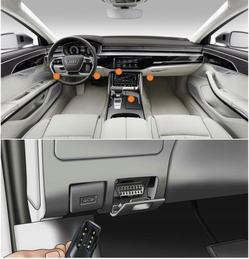 ИНТЕРФЕЙСНЫЙ ДИАГНОСТИЧЕСКИЙ ТЕСТЕР iCar 2 ELM327 OBD2 II BLUETOOTH PL