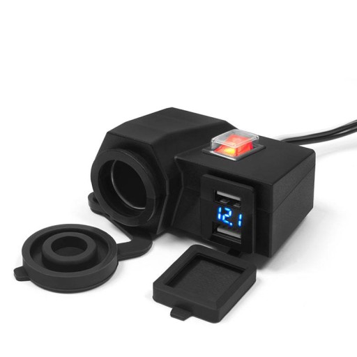 Розетка для мотоцикла 2 x USB 3.1 A MUS06