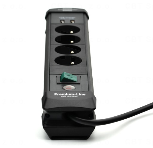 LISTWA ELEKTRYCZNA PRZEDŁUŻACZ 4G 2 x USB KABEL 1,8m WYŁĄCZNIK MAX 3500 W