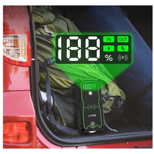 ПУСКОВОЕ УСТРОЙСТВО ДЛЯ АВТОМОБИЛЯ UTRAI ONE PRO 2500A BOOSTER JUMP STARTER