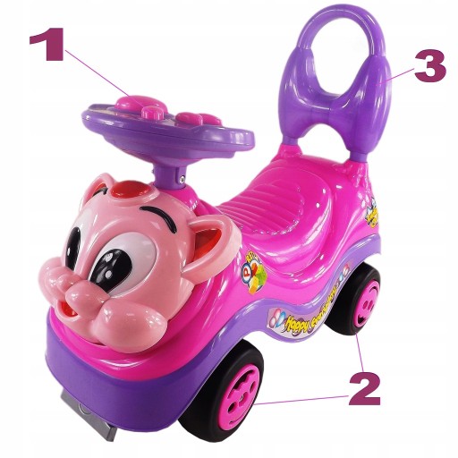 PUSH RIDER, РОЗОВЫЙ КОТЕНОК, 3312R
