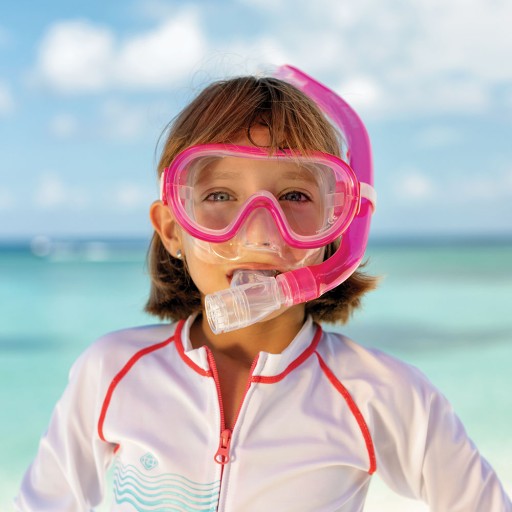 TUSA RT DIVING SET с маской и трубкой JUNIOR 6-10 RC-0204 CB sky