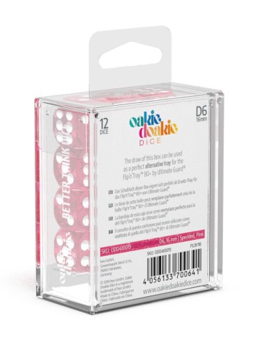Oakie Doakie D6 Набор в крапинку, 16 мм - Розовый(12)