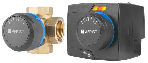 AFRISO ARV 484 4-drogowy zawór mieszający 1” Kvs 10 siłownik elekt. ARM 343