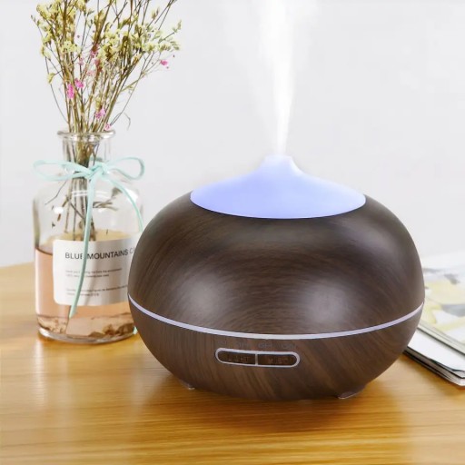 УВЛАЖНИТЕЛЬ ВОЗДУХА АРОМАТ-ДИФФУЗОР ДЛЯ ЭФИРНЫХ МАСЕЛ RGB USB-ПУЛЬТ ДИСТАНЦИОННОГО УПРАВЛЕНИЯ