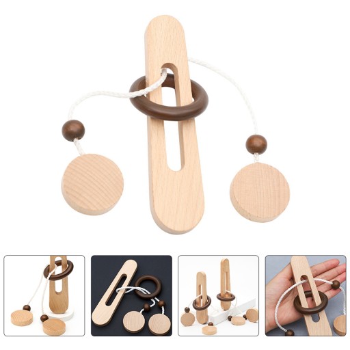 Ga-Toys Iq Test Деревянная игрушка-головоломка, разблокировка игры