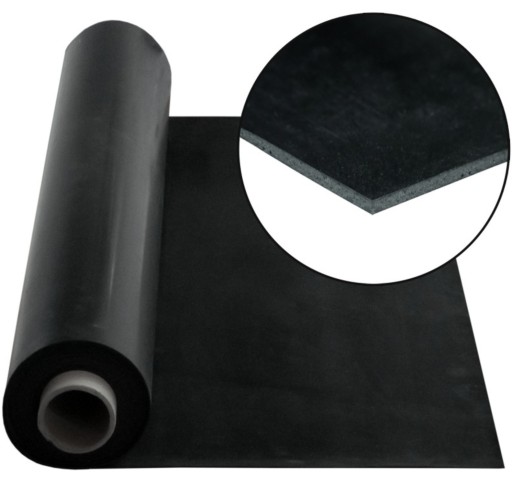 PŁYTA GUMOWA OLEJOODPORNA 4,0mm NBR 4,0x1200mmx100mm