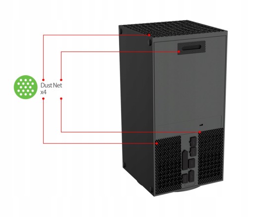 ZABEZPIECZENIE OSŁONA PRZED KURZEM XBOX SERIES X DOBE