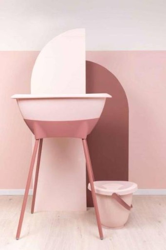 НАБОР ДЛЯ ВАННЫ LUMA 8 ЭЛЕМЕНТОВ ВАННА И АКСЕССУАРЫ BLOSSOM PINK