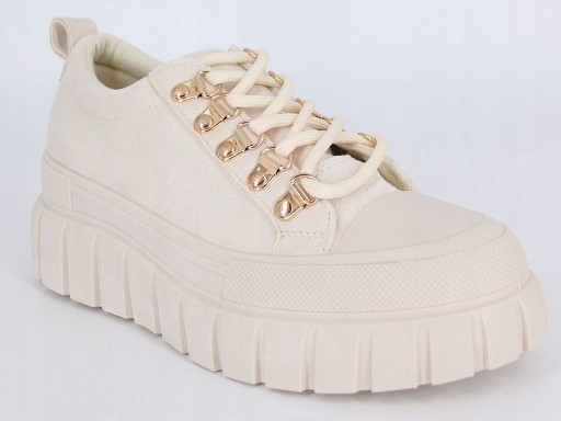 КРОССОВКИ БЕЖЕВЫЕ КОЖАНЫЕ CREEPERS Y 8010 40