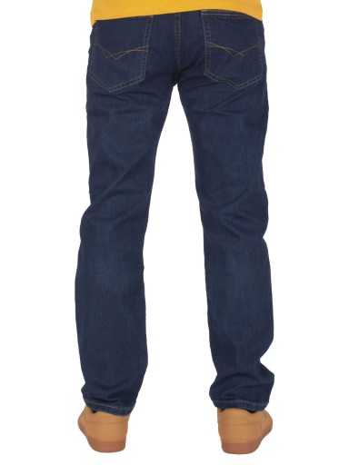 Spodnie męskie jeans W:38 100 CM L:30 granat