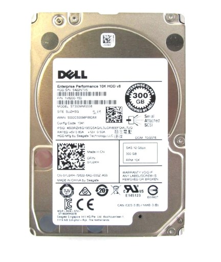 DELL 300 ГБ SAS 10K 12G 2,5 0YJ2KH ST300MM0008