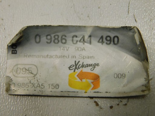 Генератор VW Sharan 1.9 TDI Seat Leon Audi A3