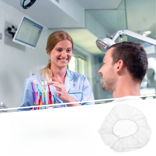 СЕТКА ДЛЯ ВОЛОС ЖЕНСКАЯ СЕТКА ДЛЯ ВОЛОС ГРИБНАЯ ШАПКА NURSE 50 ШТ.