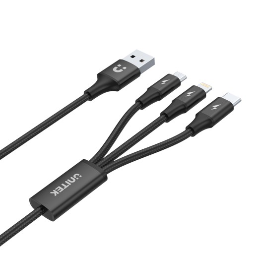 Комплект USB-кабелей — USB тип C/microUSB/