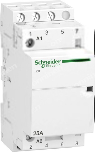 Модульный контактор 230В AC 3НО 25А iCT50-25-30-230 Acti9 A9C20833 SCHNEIDER