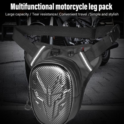 Torba na nogę motocykla Matowa torba na nogę z PVC Wielofunkcyjne torby na udo