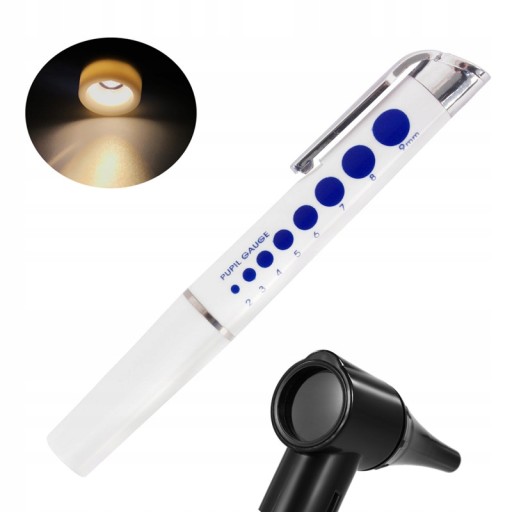 19cm*3cm 6dwlr Otoskop Latarka LED do otoskopu