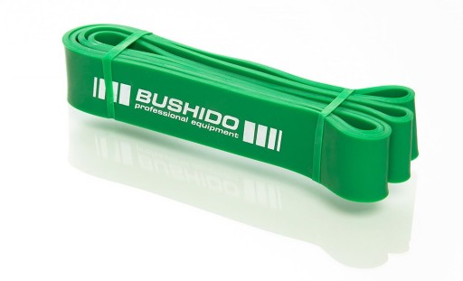 POWER BAND ДЛЯ ТРЕНИРОВКИ С СОПРОТИВЛЕНИЕМ РЕЗИНА STRONG GREEN DBX BUSHIDO 44 мм 23–57 кг