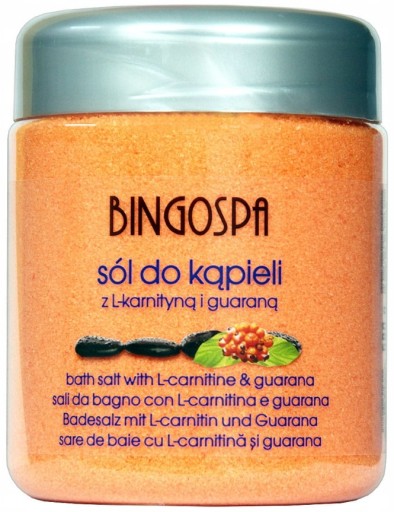 BINGOSPA Соль для ванн с L-карнитином и гуараной 550г