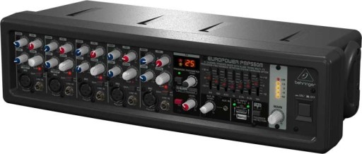 Аудиомикшер Behringer PMP550M 5 каналов 20 - 20000 Гц Черный